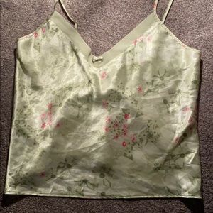 Silk tank top